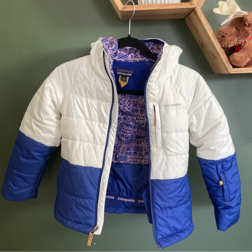 Patagonia kids puffer ski jacket